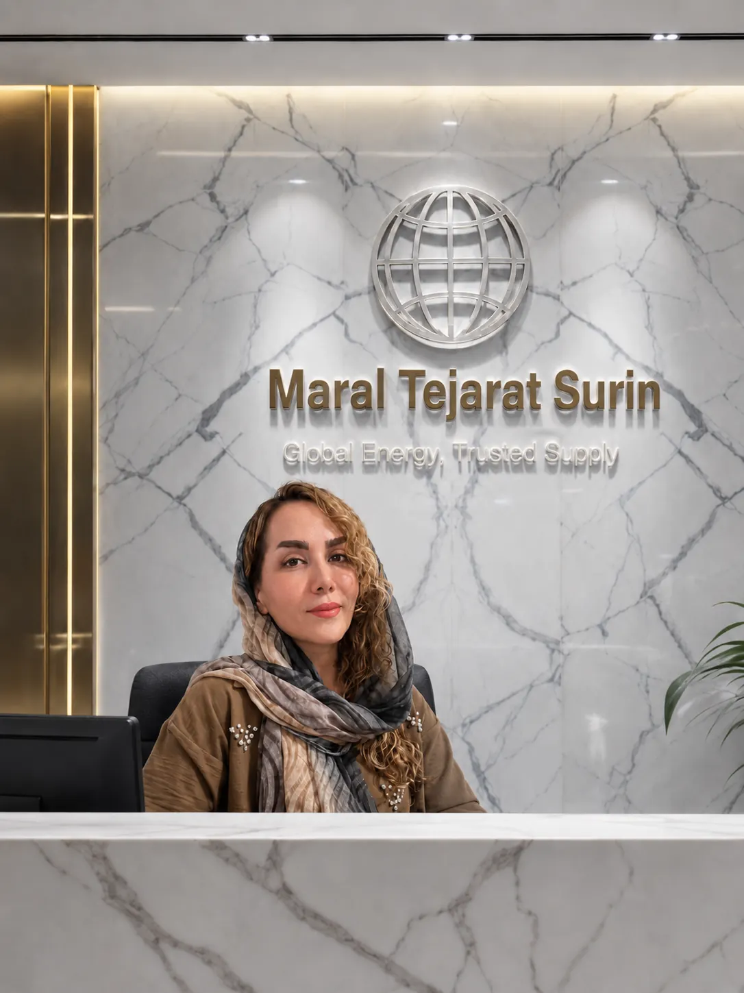 Maral Tejarat Surin front desk and office reception